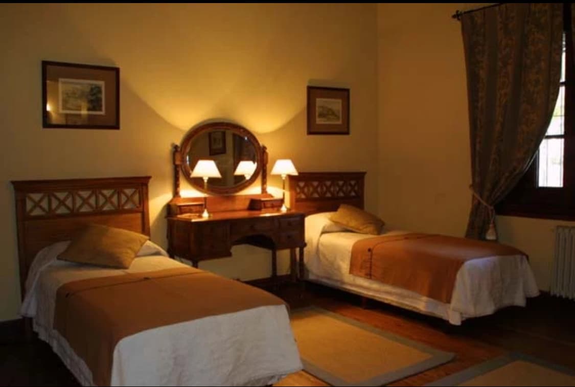 A lounge area where guests gather in the evening