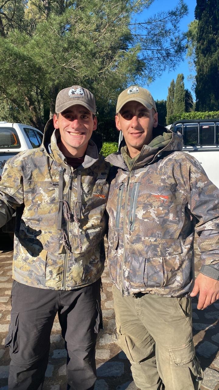 Rosybill guides in caps at the end of the morning hunt